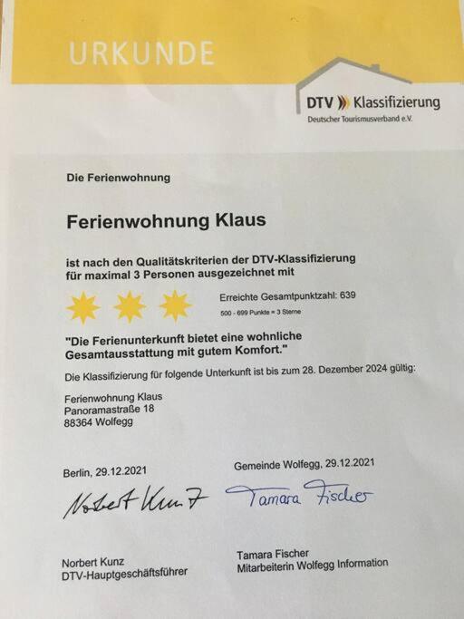 Ferienwohnung Klaus Wolfegg Экстерьер фото